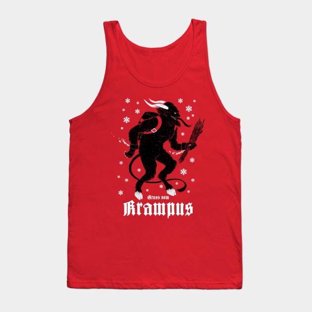 Krampus Tank Top by Deniart